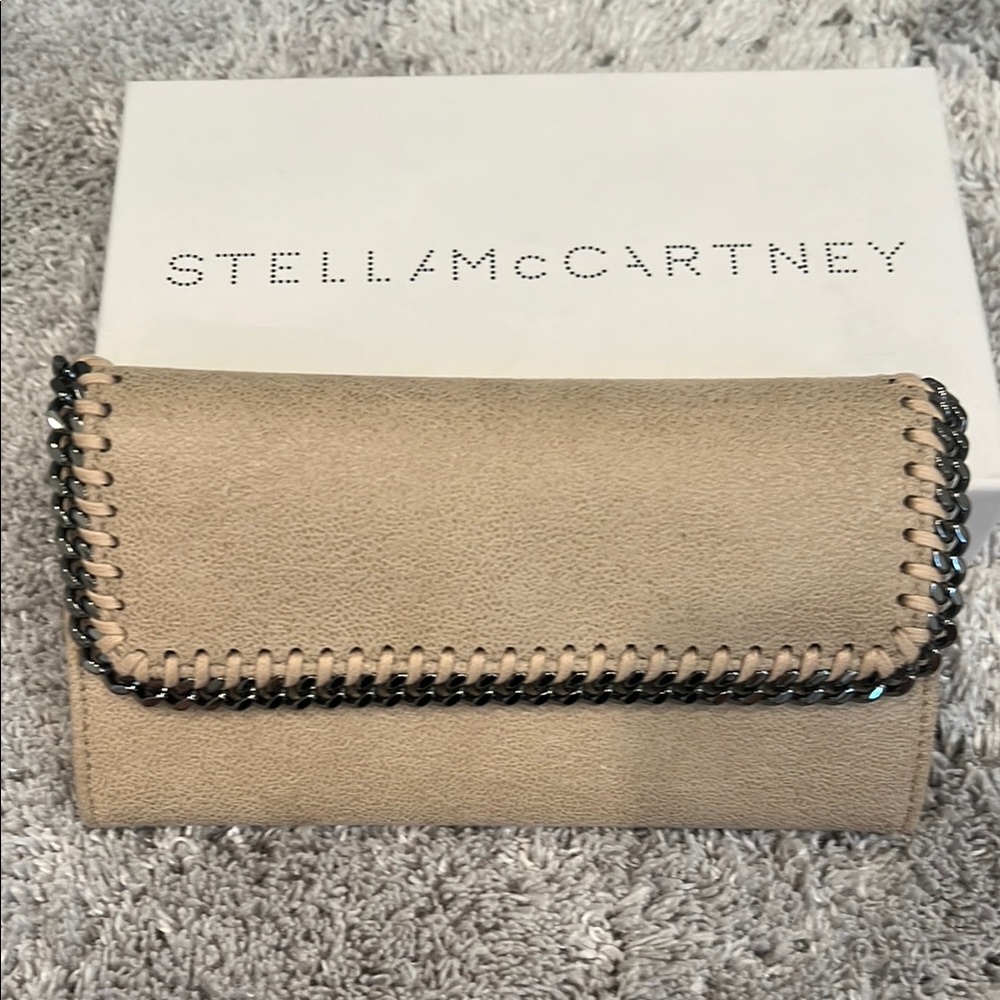 Stella McCartney Continental Flap Wallet - Beige